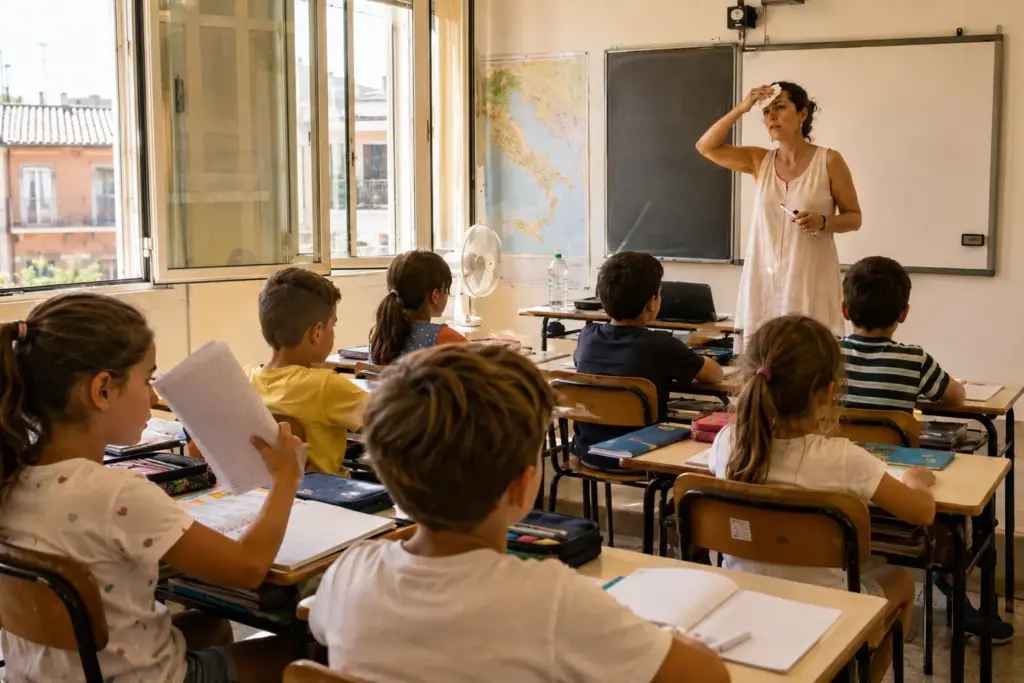 Venti milioni di euro messi dal governo in “clik day” per il caldo nelle scuole d’Italia